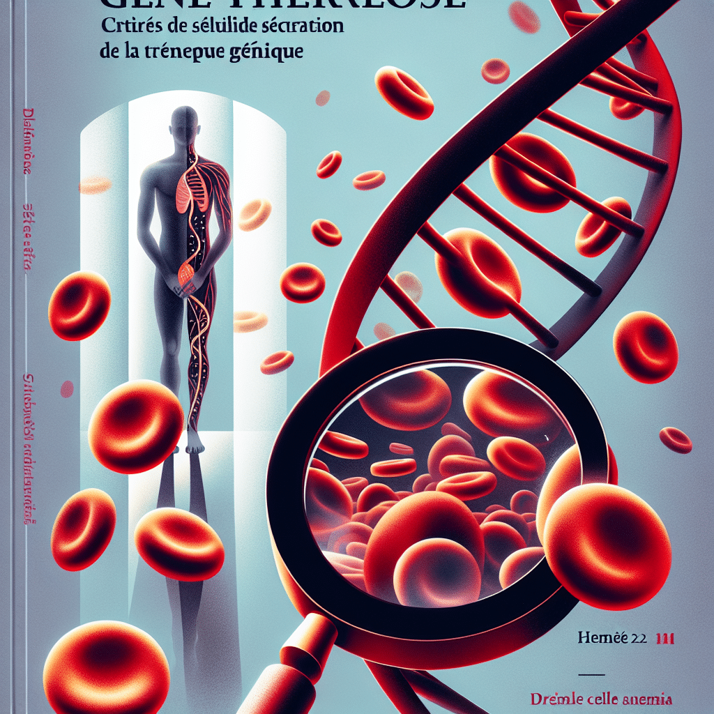 Revue d'étude sur thérapie génique drépanocytose : quels patients éligibles ?