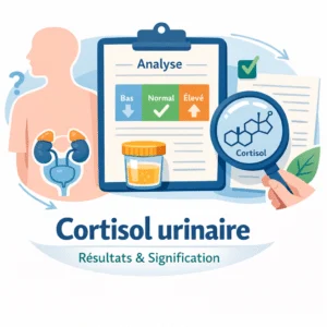 Cortisol urinaire mesuré sur un recueil des urines de 24 heures pour explorer les surrénales