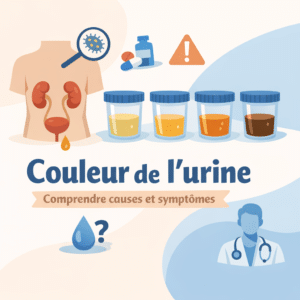 couleur urine illustration for Couleur de l’urine : comprendre causes et symptômes