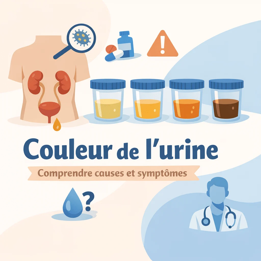 Couleur des urines : comprendre les causes et symptômes