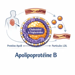Apolipoprotéine B mesurée dans le sang pour affiner le risque cardiovasculaire lié au cholestérol