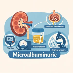 Microalbuminurie mesurée dans les urines pour détecter précocement une atteinte rénale