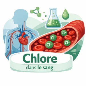 Dosage du chlore (chlorure) dans le sang pour évaluer l'équilibre hydrique et acido-basique