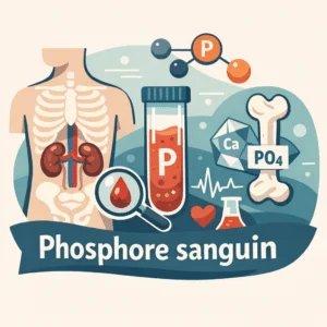 Dosage du phosphore sanguin pour évaluer l'équilibre phosphocalcique, les reins et la santé osseuse