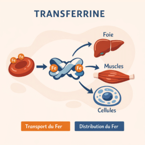 Transferrine : comprendre son rôle dans le transport du fer