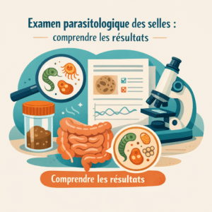 Illustration of Examen parasitologique des selles : comprendre les résultats