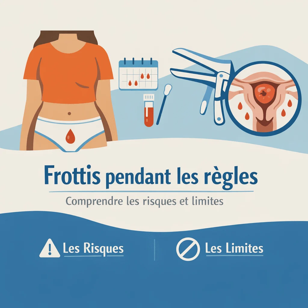 Frottis pendant les règles : conditions de prélèvement et limites d'interprétation du résultat