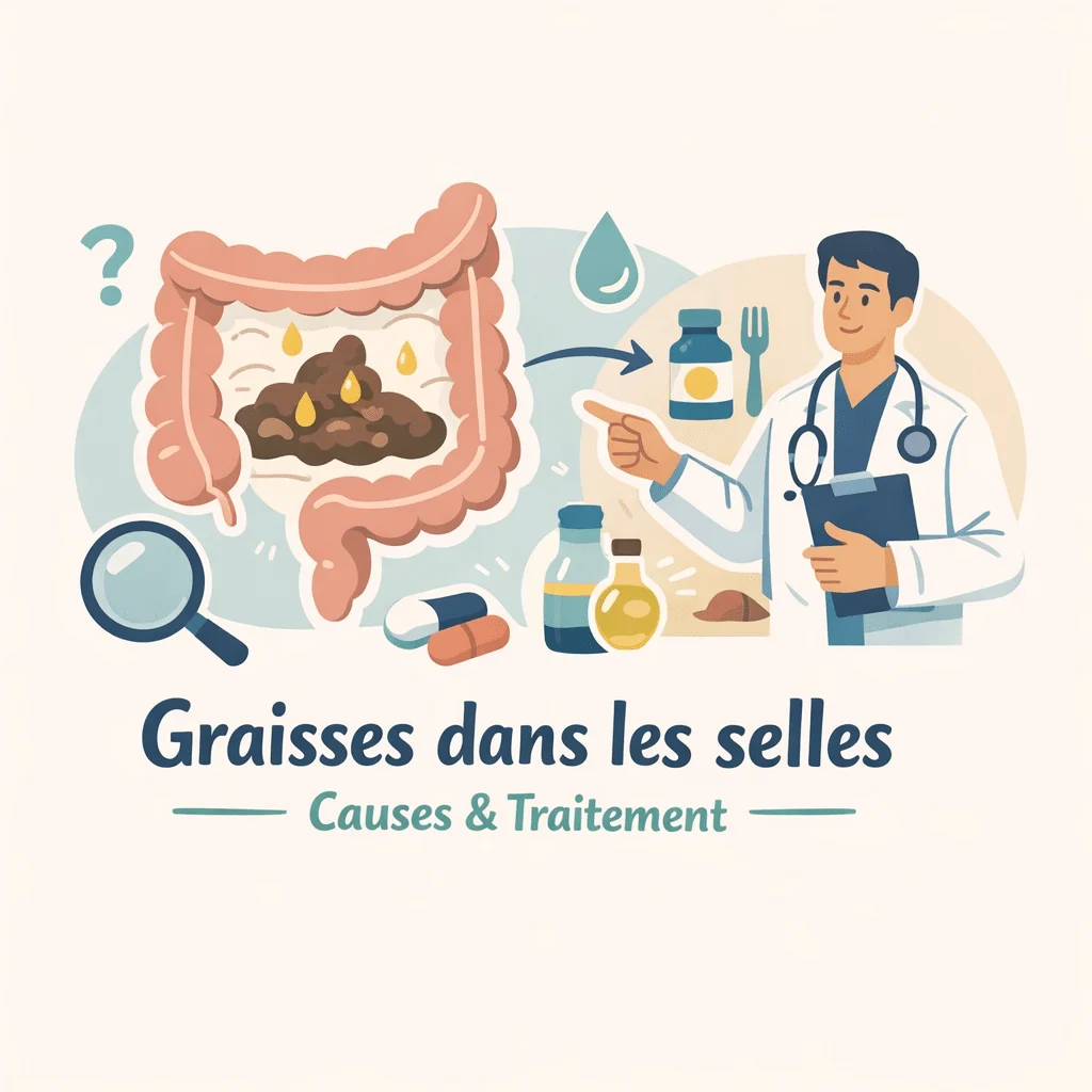 Graisses dans les selles : causes et traitement expliqués