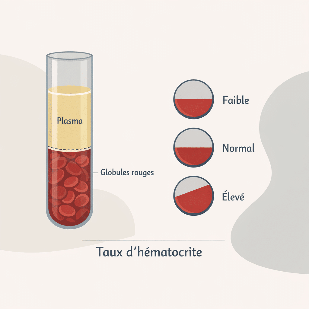 Hématocrite : comprendre vos valeurs et interpréter un taux élevé ou bas