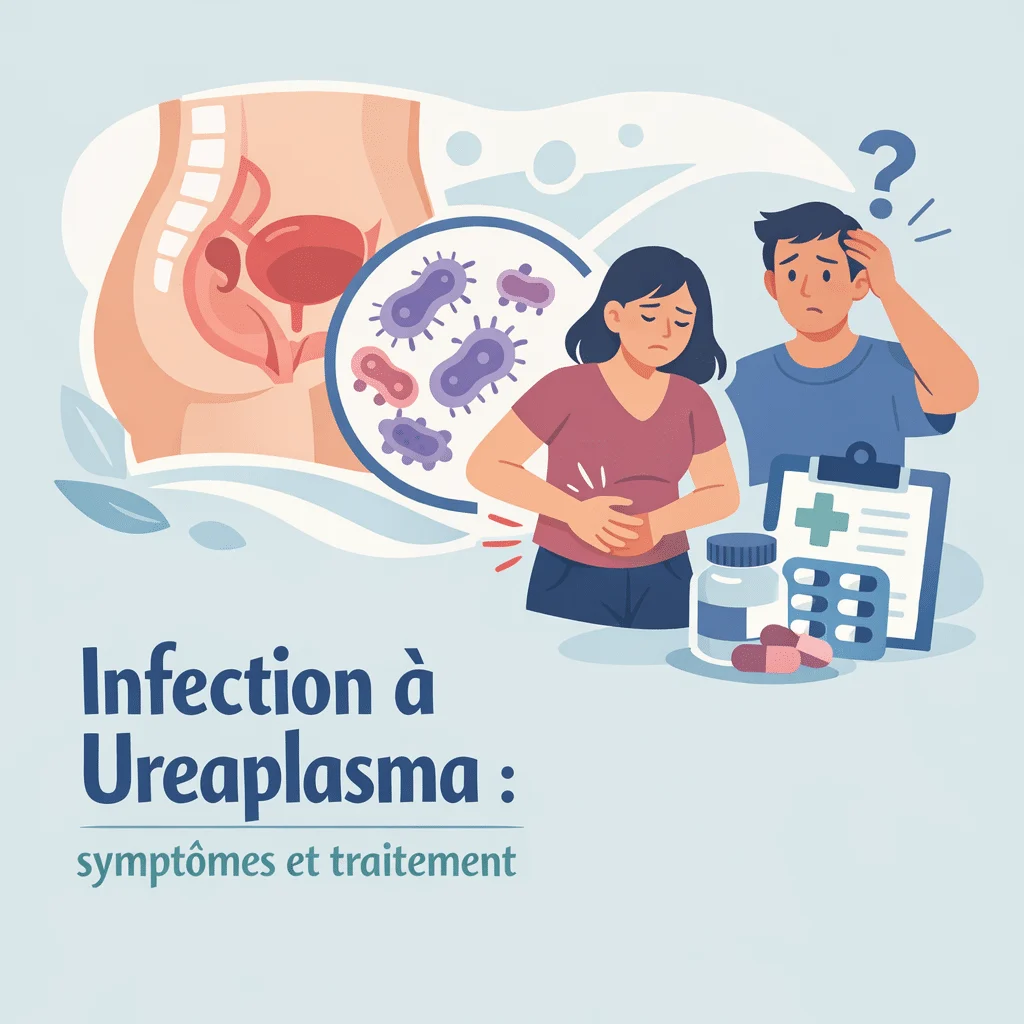 Infection à Ureaplasma dépistée par un prélèvement urogénital, symptômes et traitement antibiotique
