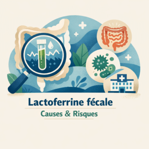 Illustration of Lactoferrine fécale : comprendre les causes et risques