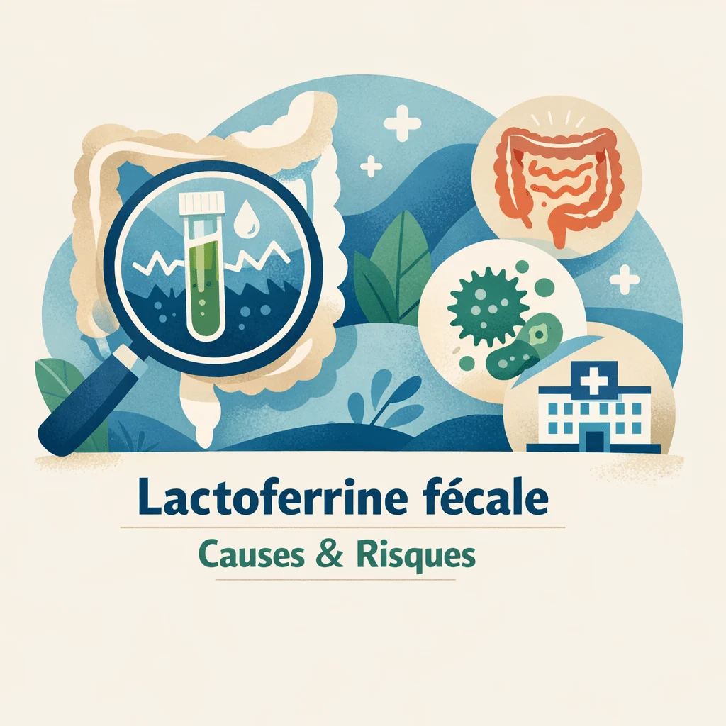 Lactoferrine fécale dosée dans les selles pour repérer une inflammation de l'intestin