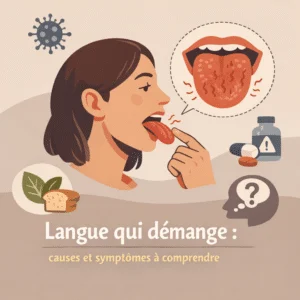 Langue qui démange, avec les causes possibles de ces démangeaisons et les symptômes à repérer