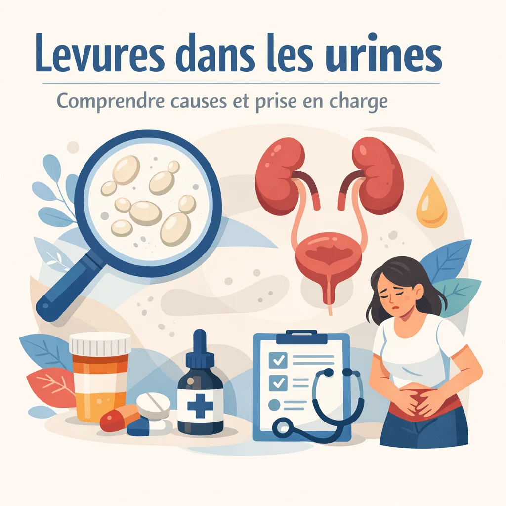 Levures dans les urines : causes, interprétation et conduite à tenir