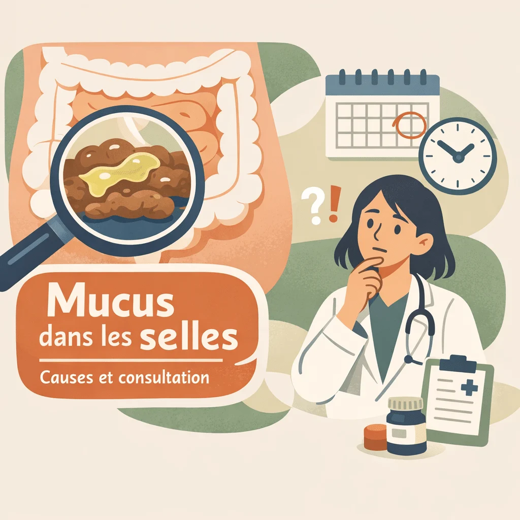 Mucus dans les selles observé lors d'une analyse, causes possibles et situations nécessitant un avis