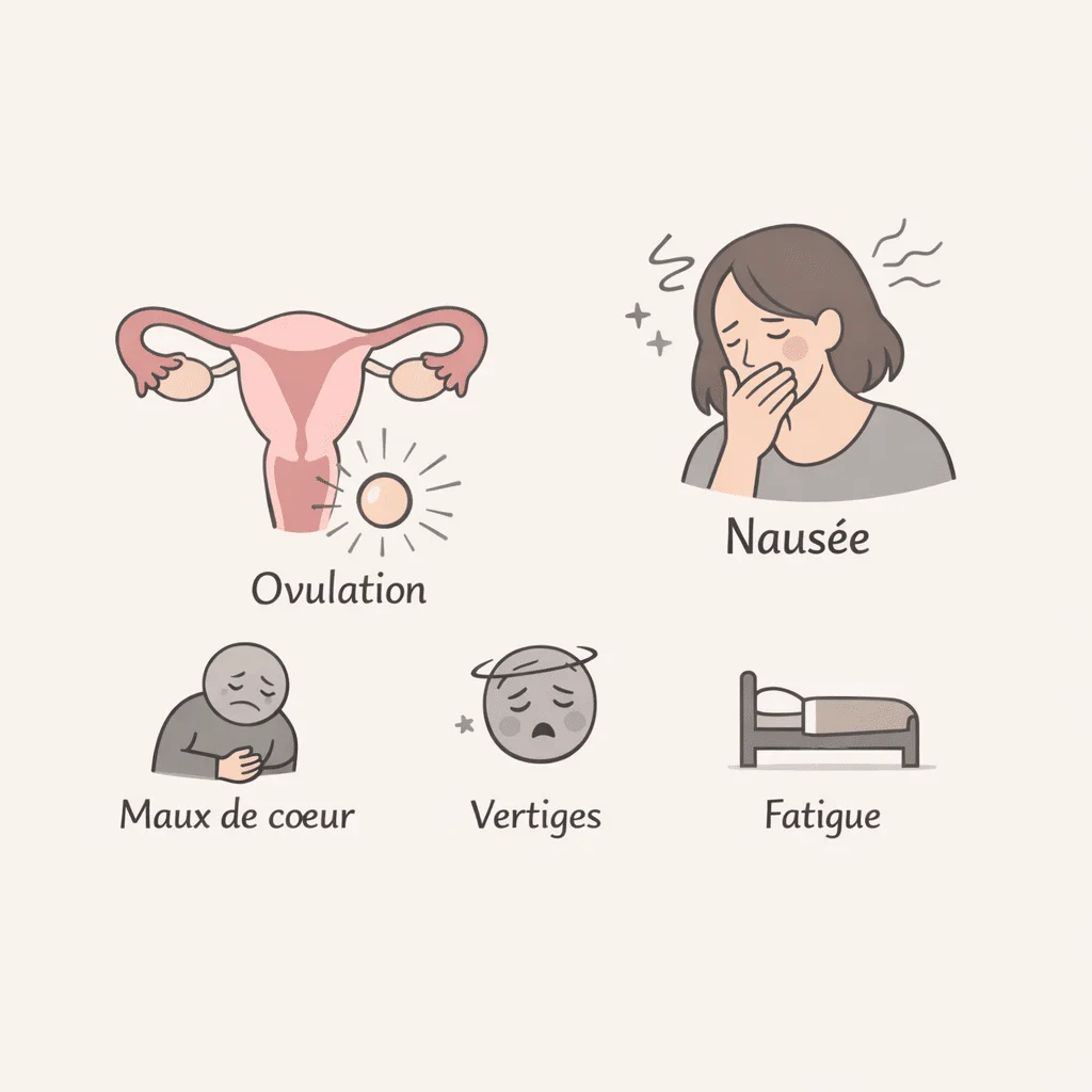 Nausées pendant l'ovulation avec leurs causes, leur durée et quand consulter