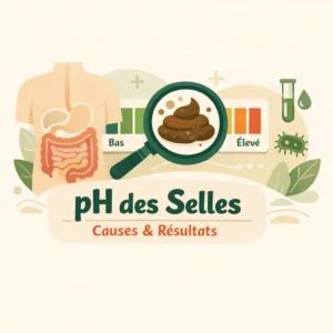pH des selles mesuré sur un échantillon pour explorer une malabsorption digestive et ses causes