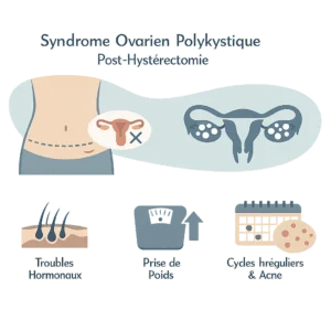 SOPK persistant après une hystérectomie, avec les raisons et la surveillance hormonale