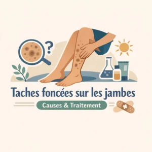 Taches foncées sur les jambes, hyperpigmentation de la peau avec ses causes et ses traitements