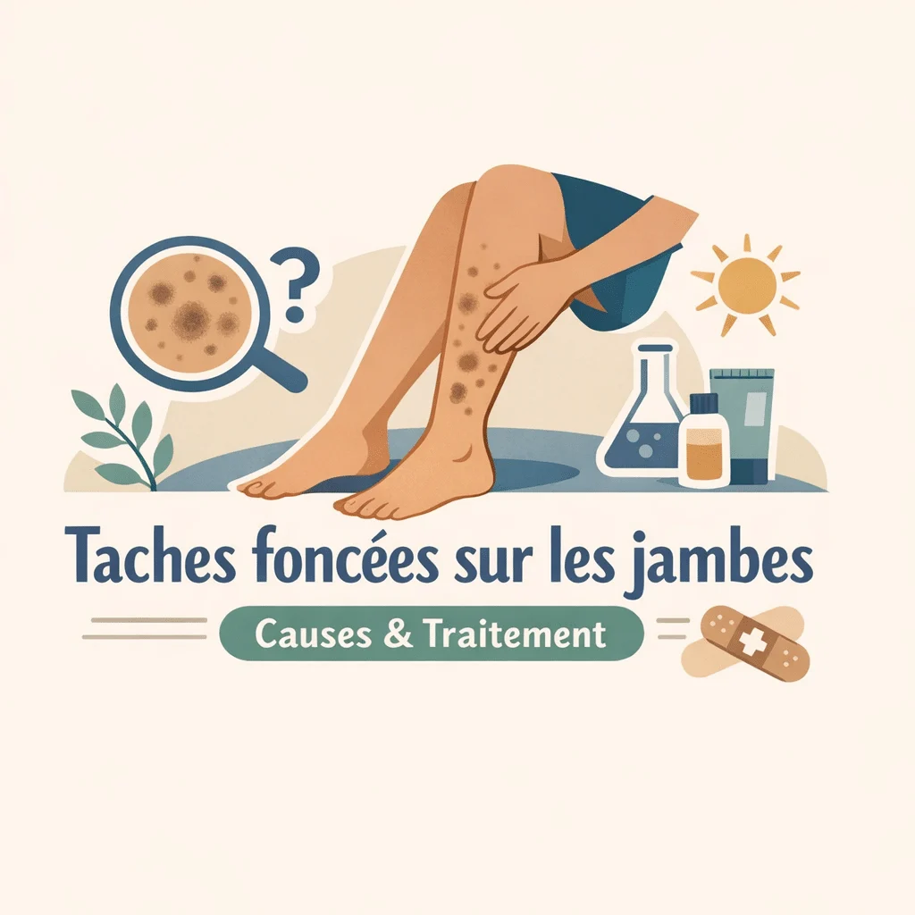 Taches foncées sur les jambes, hyperpigmentation de la peau avec ses causes et ses traitements
