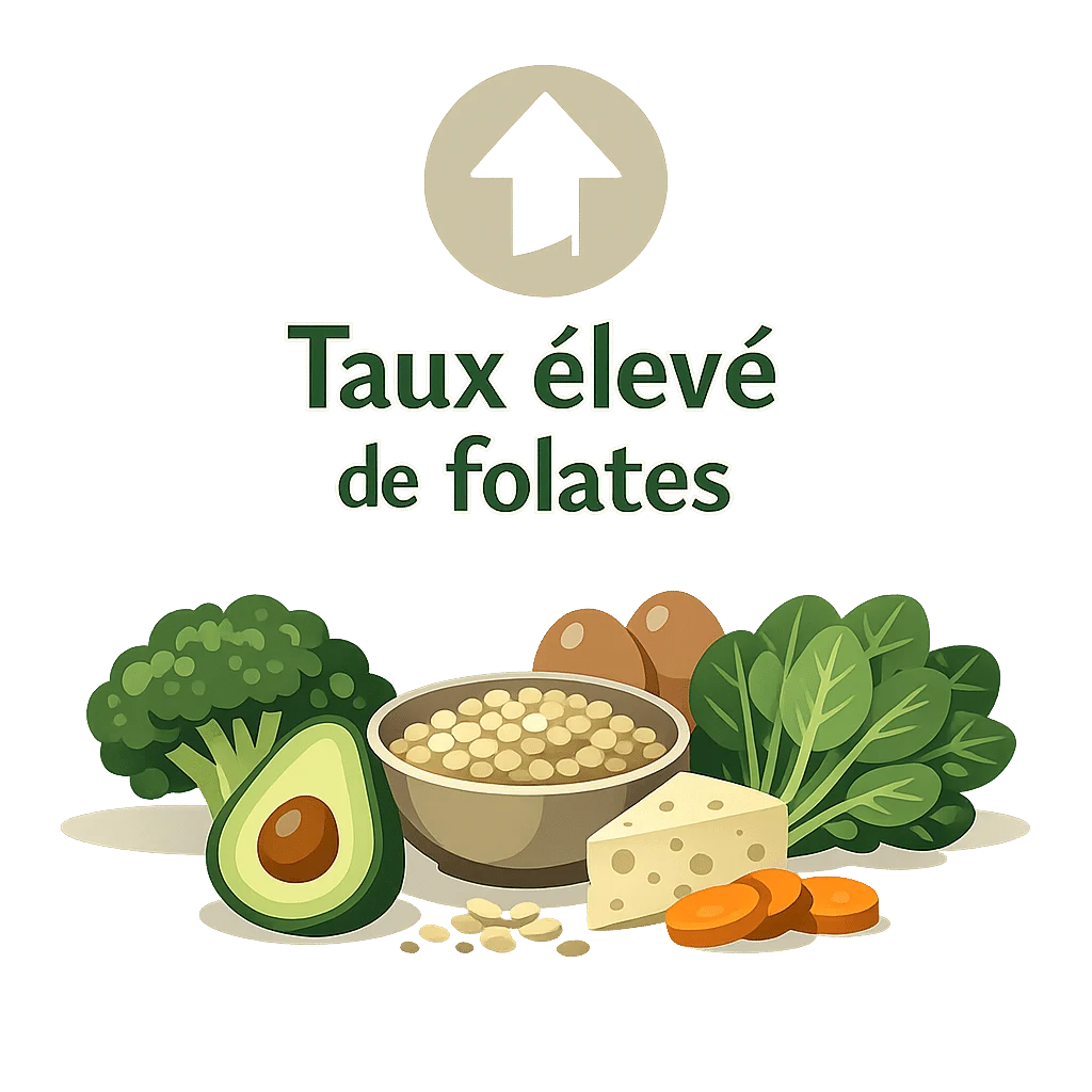 Folates élevés dans le sang avec leurs causes, leurs risques et la conduite à tenir