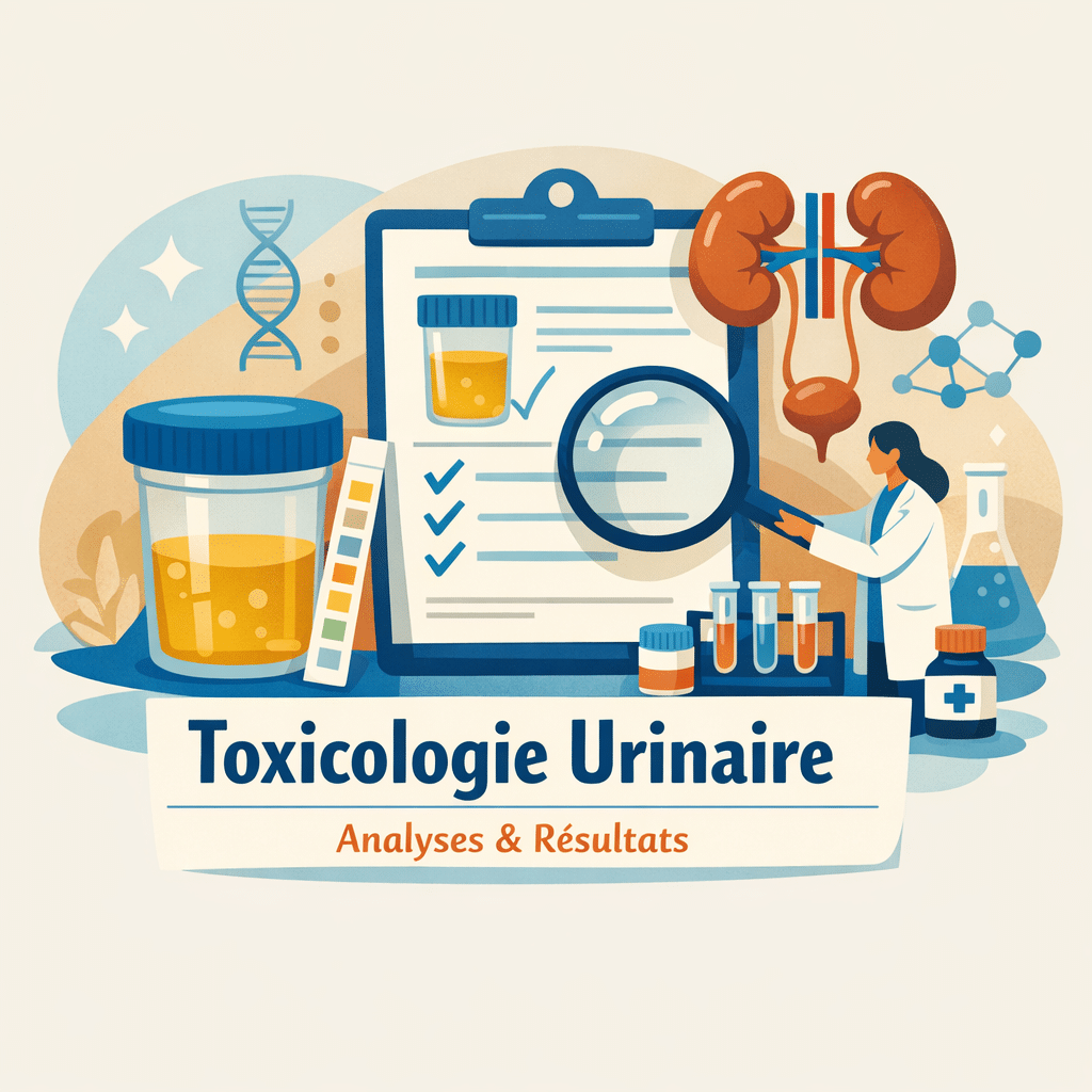 Illustration of Toxicologie urinaire : comprendre vos analyses et résultats