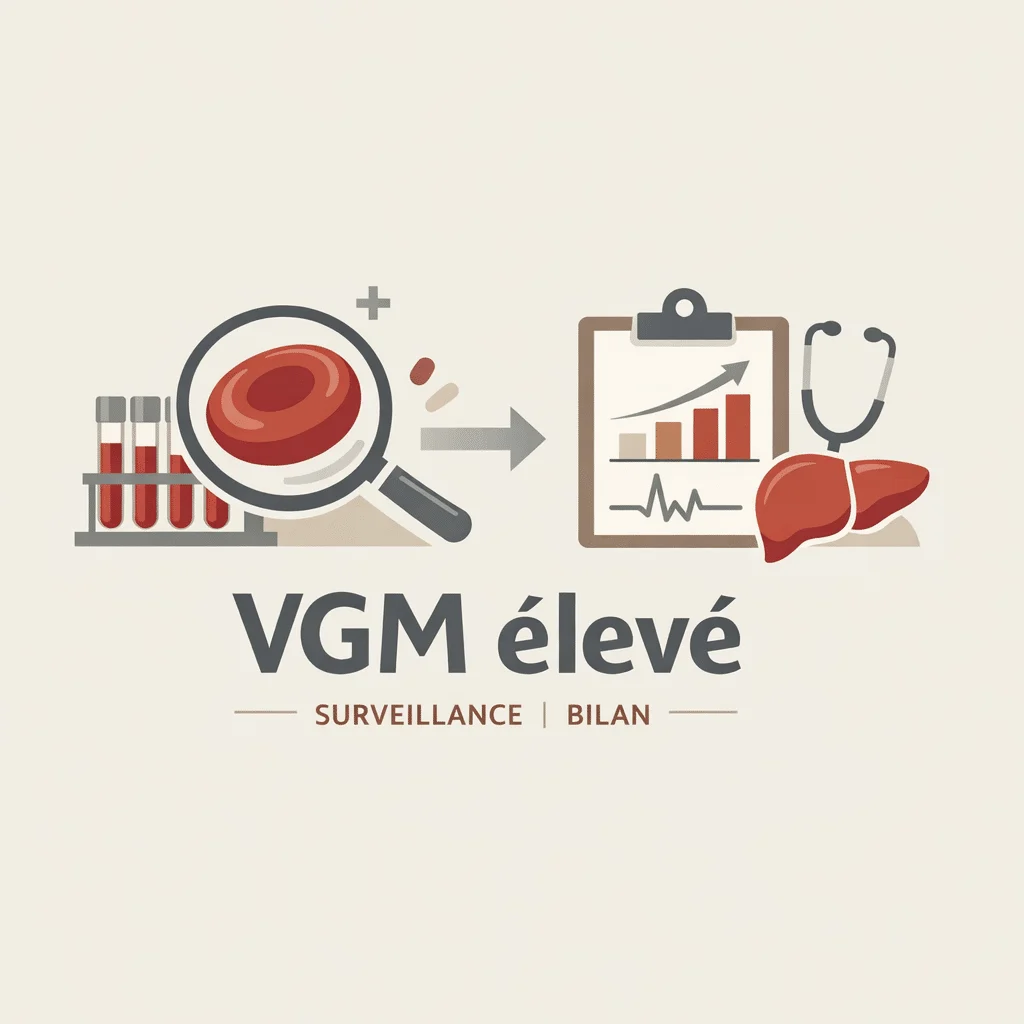 VGM élevé sur l'hémogramme signalant des globules rouges trop grands, causes et conduite à tenir