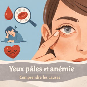 Illustration of Yeux pâles dus à l’anémie : comprendre les causes