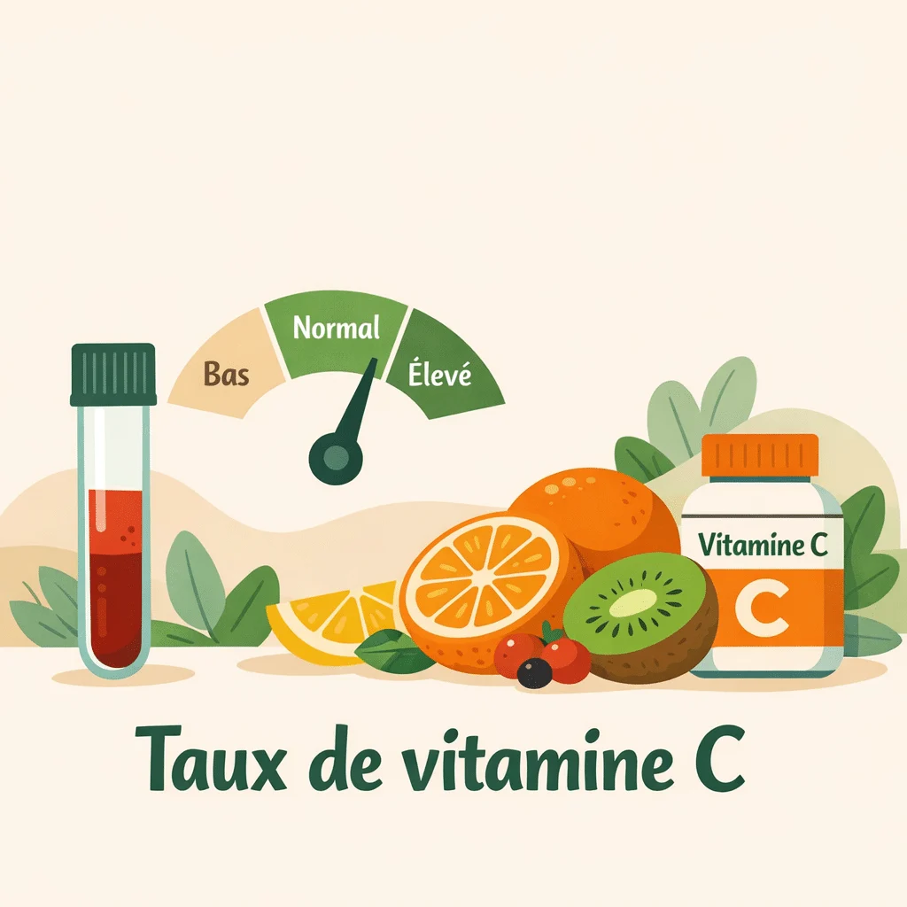 Taux de vitamine C dans le sang avec la compréhension de l'analyse biologique