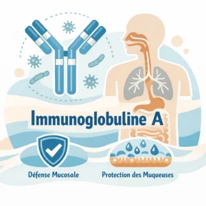 Dosage de l'immunoglobuline A sur une prise de sang, avec la sérologie cœliaque associée sur la même ordonnance