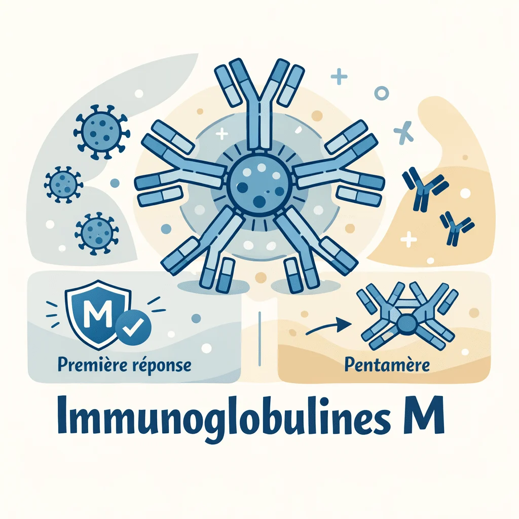 IgM (immunoglobulines M) : comprendre un taux élevé ou bas sur votre prise de sang