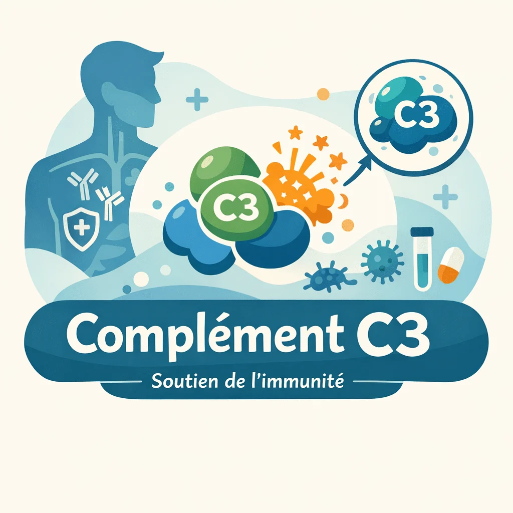 Complément C3 dosé dans le sang, marqueur du système immunitaire et de l'inflammation