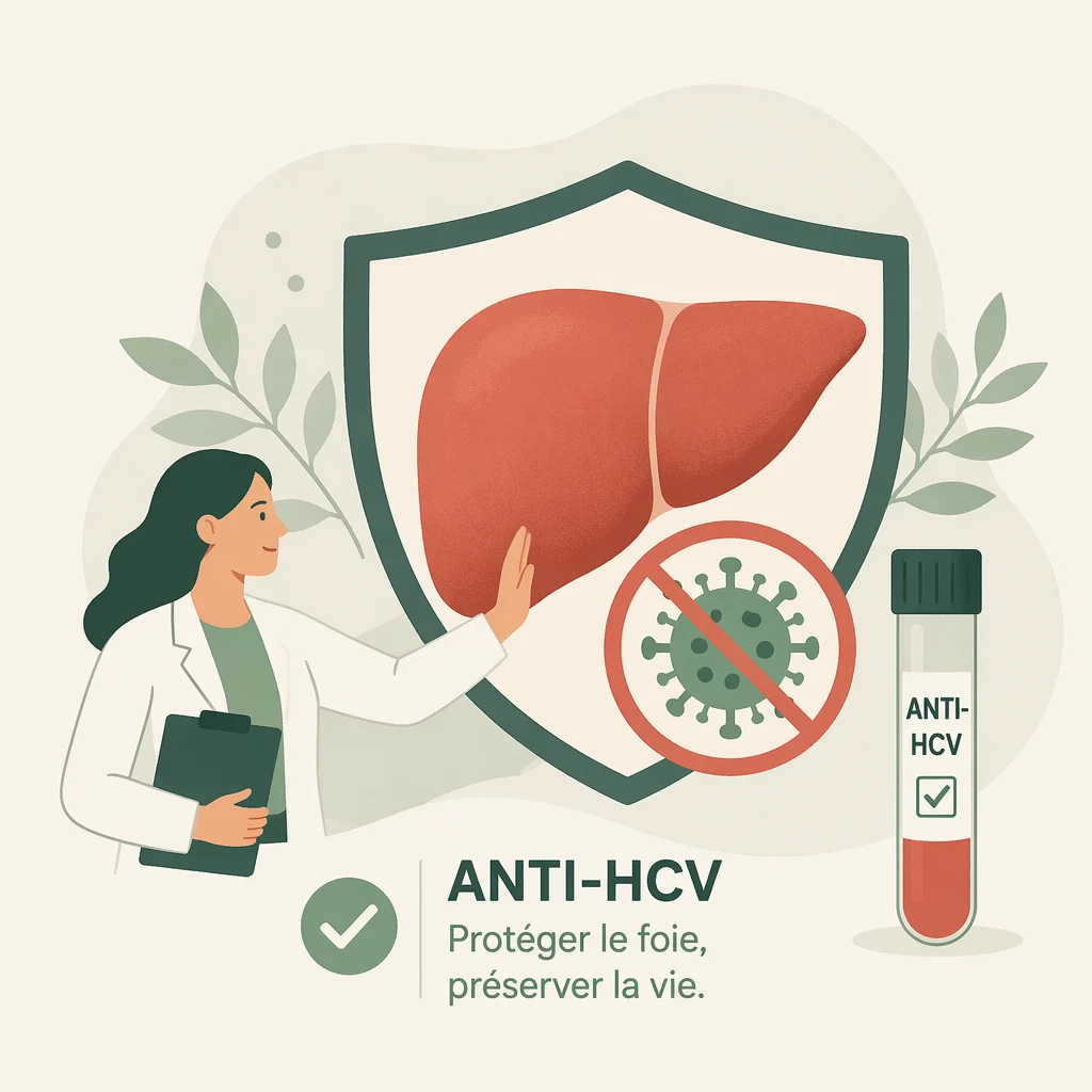 Anti-HCV, anticorps de l'hépatite C, dans le sang et son interprétation