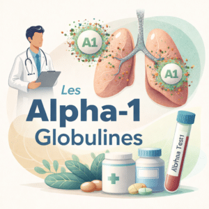 Alpha-1 globulines élevées ou basses, marqueur sanguin de l'inflammation