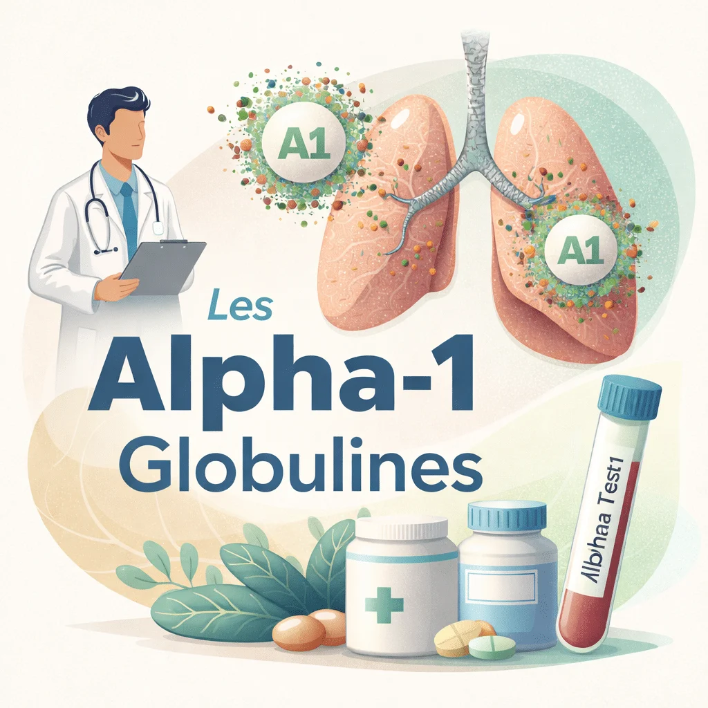 Alpha-1 globulines élevées ou basses : comprendre ce marqueur sanguin