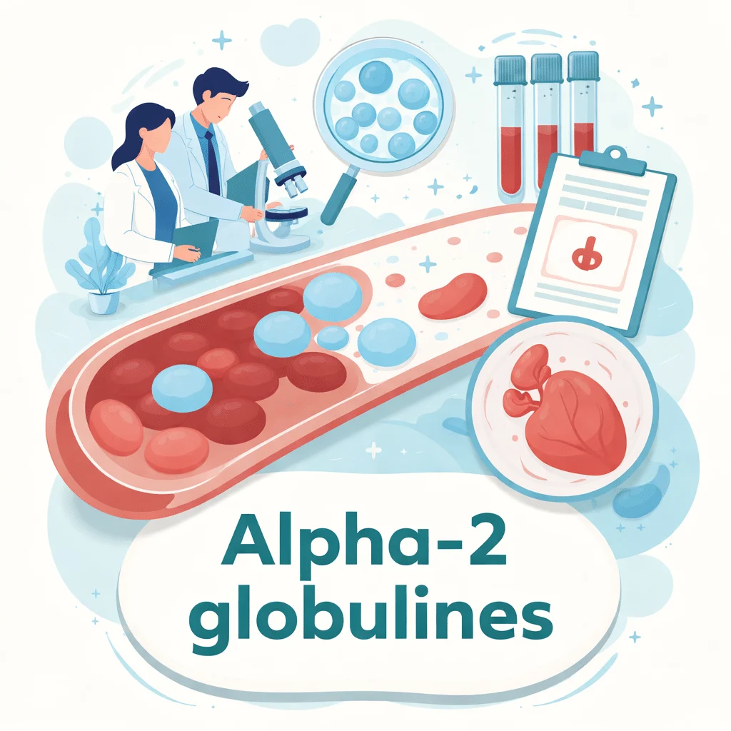 Alpha-2 globulines : rôle, valeurs et taux élevé ou bas