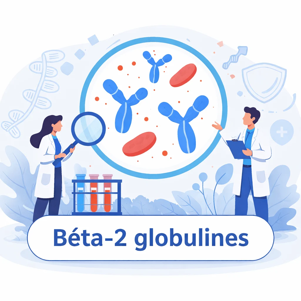 Bêta-2 globulines : comprendre un taux élevé sur l&rsquo;électrophorèse