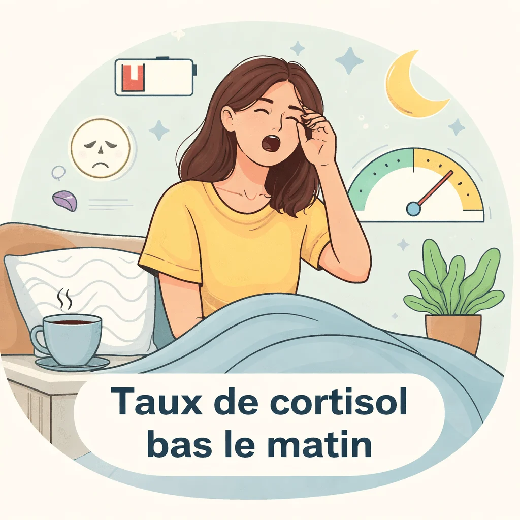 Déficit en cortisol avec un taux matinal bas, ses symptômes et ses causes