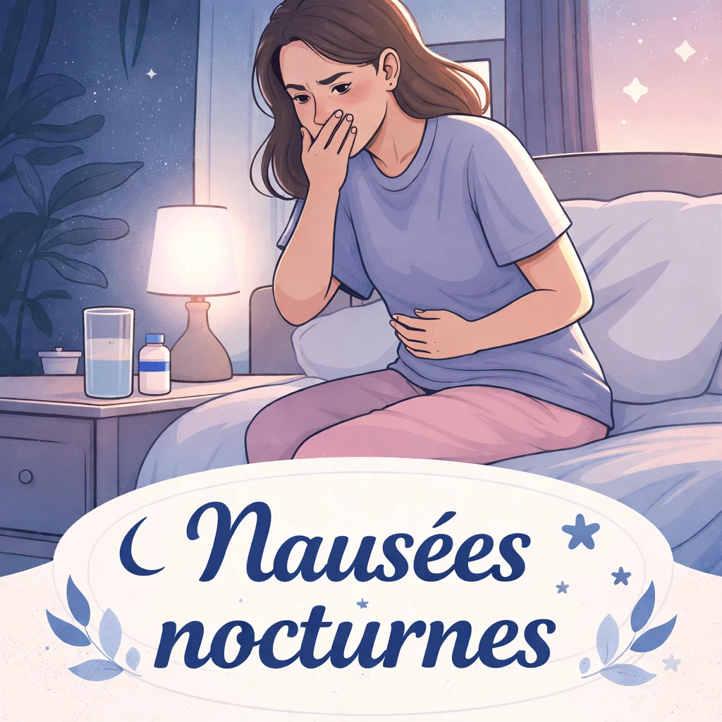 Nausées nocturnes la nuit avec leurs causes, leurs symptômes et leur gestion