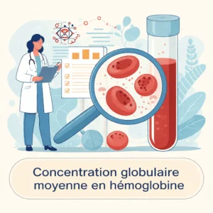 CCMH calculée sur l'hémogramme, concentration moyenne en hémoglobine des globules rouges
