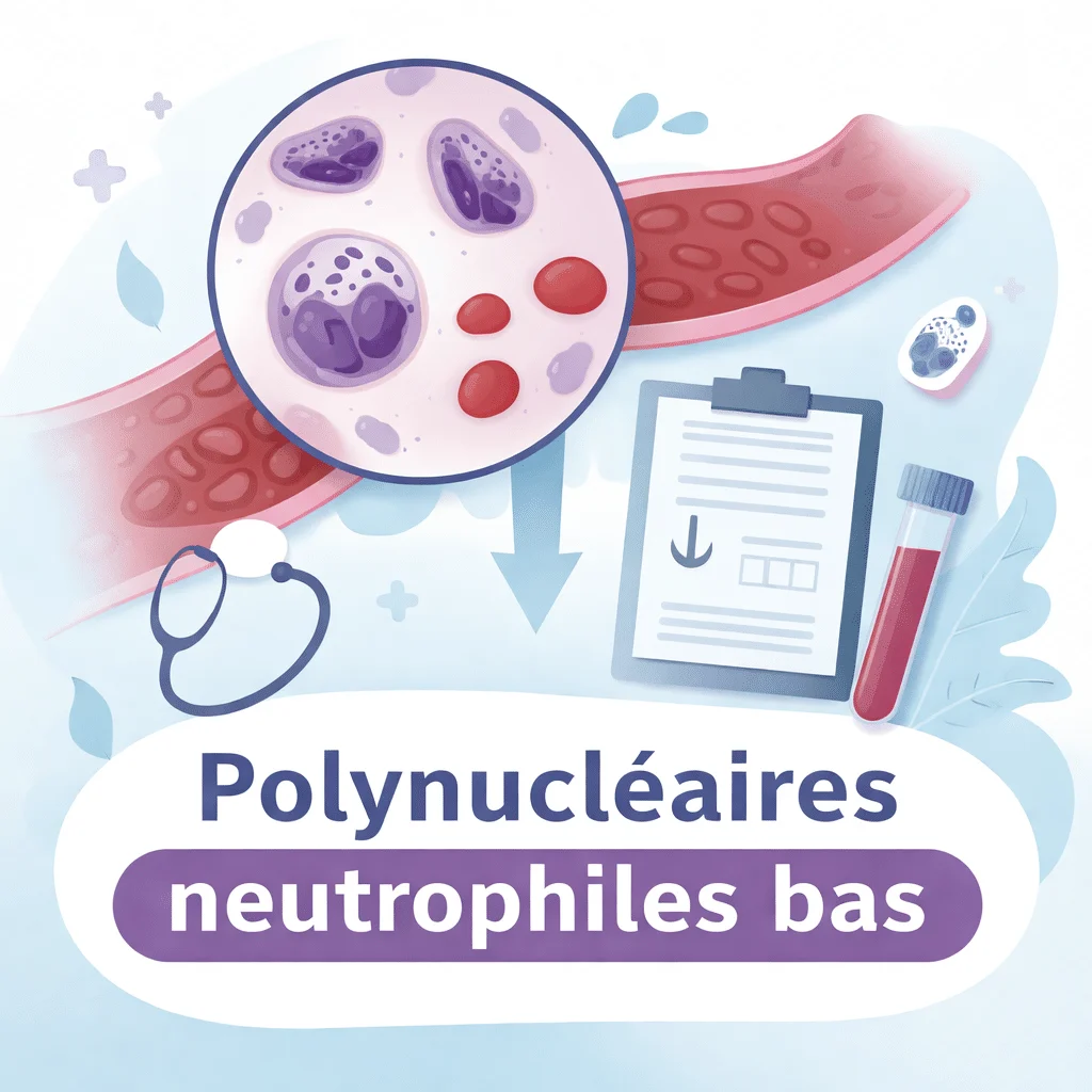 Polynucléaires neutrophiles bas (neutropénie) sur l'hémogramme, causes et prise en charge