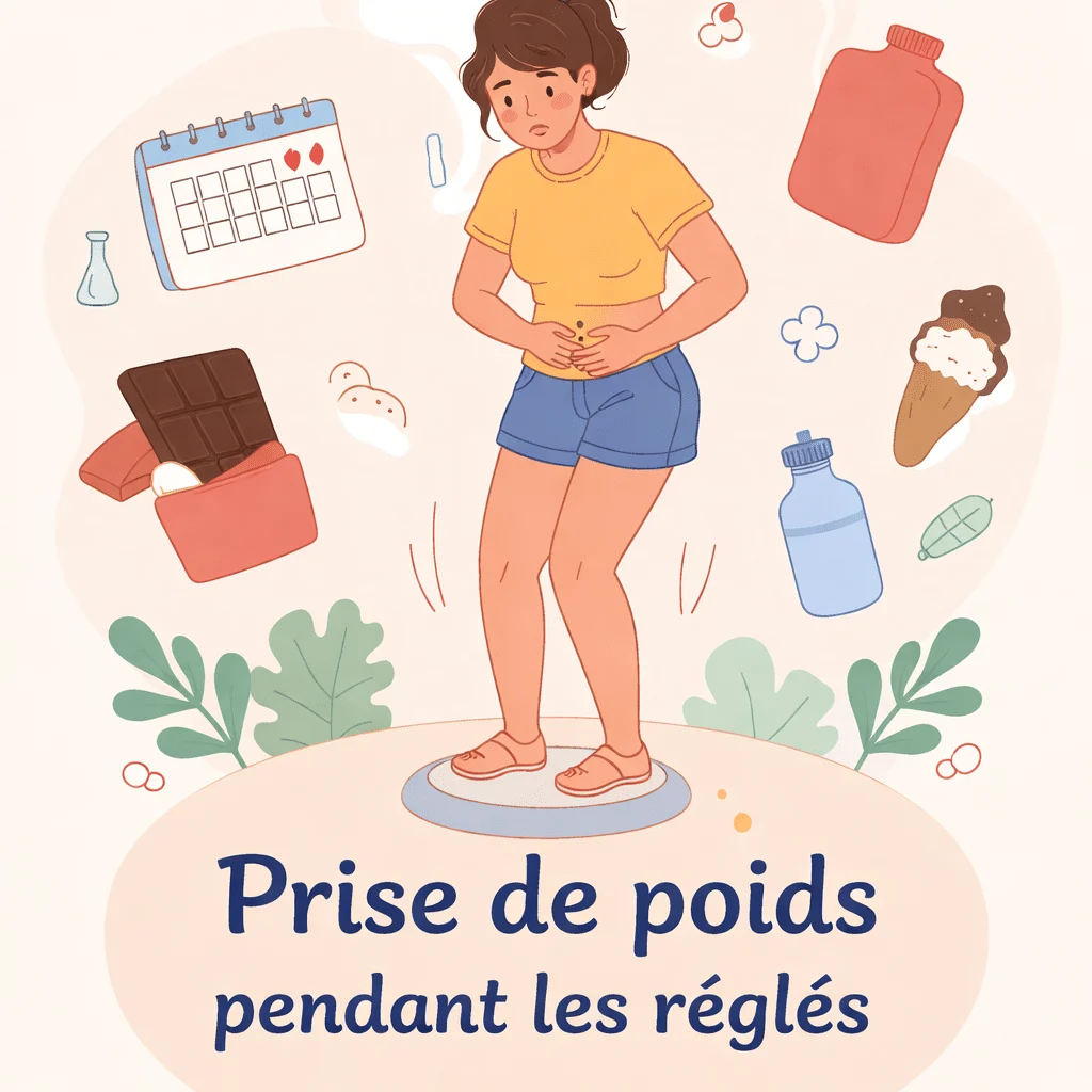 Prise de poids pendant les règles liée à la rétention d'eau, avec causes et gestion