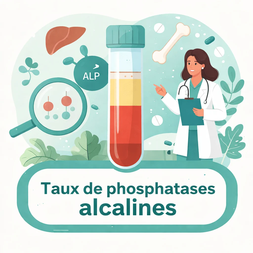 Phosphatases alcalines élevées dans le sang, avec causes hépatiques et osseuses à explorer