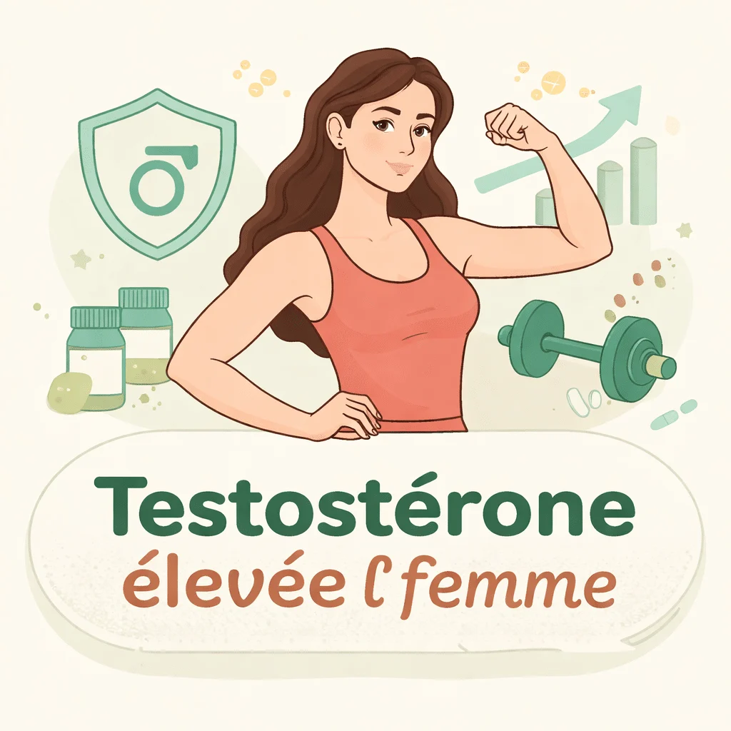 Testostérone élevée chez la femme avec ses causes, ses symptômes et le bilan hormonal