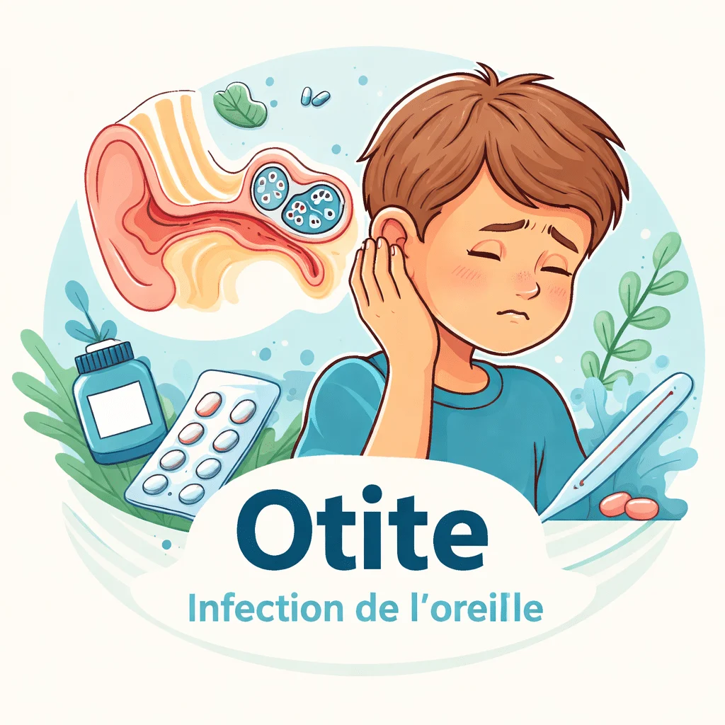 Otite de l'oreille avec ses symptômes, ses causes et ses traitements