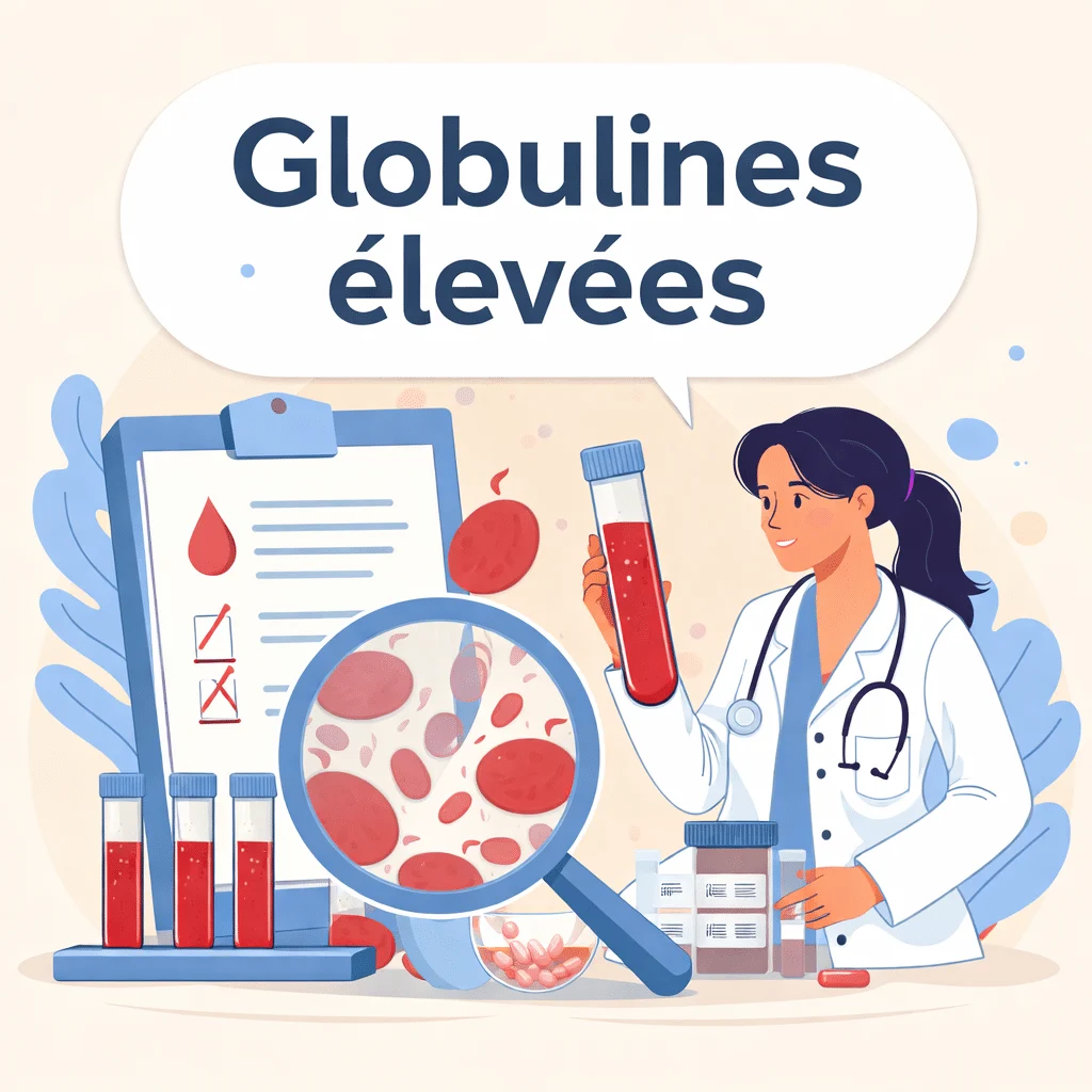 Globulines élevées dans le sang avec leurs causes, symptômes et risques
