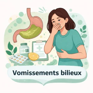Vomissements bilieux verdâtres avec leurs causes et les signes qui doivent inquiéter
