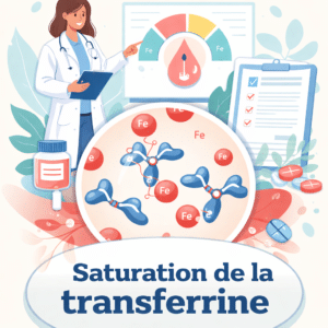 Saturation de la transferrine évaluée sur le bilan martial avec ses niveaux et ses risques
