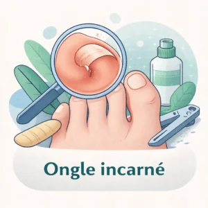 Ongle incarné du pied avec ses causes, ses symptômes et ses traitements