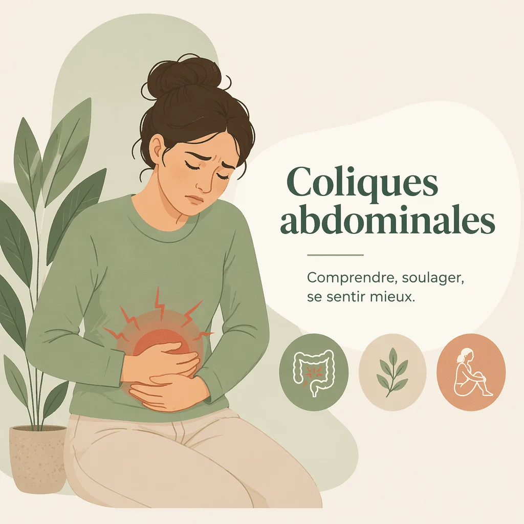 Coliques abdominales chez l'adulte avec leurs causes, leurs symptômes et quand consulter